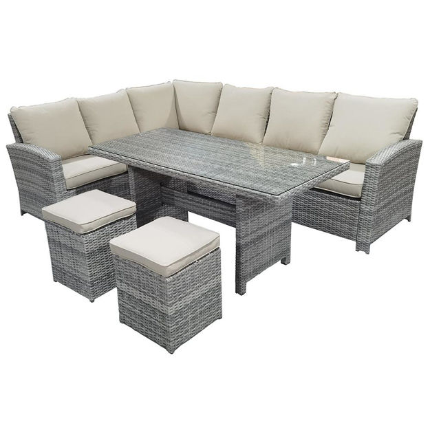 Picture of TUSCANY RATTAN CORNER DINING SOFA SET