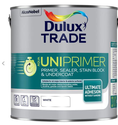 Picture of DULUX TRADE AQUA UNI PRIMER WHITE 2.5LT