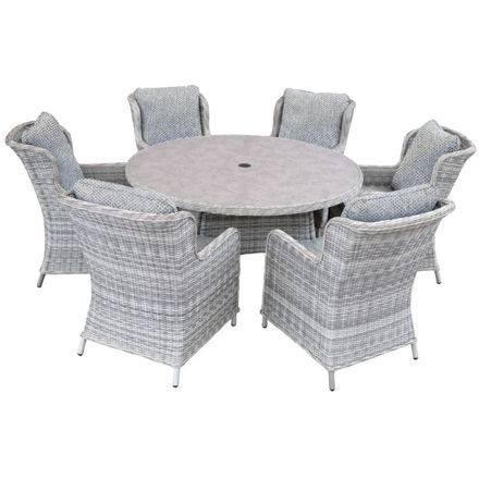 Picture of Avigon RATTAN 6 SEATER PATIO DINING SET
