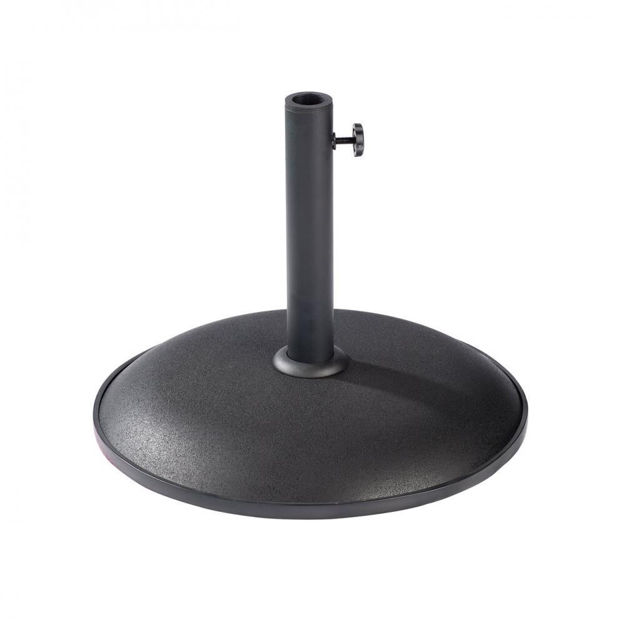 Picture of ROUND CONCRETE PARASOL BASE 15 KG BLACK