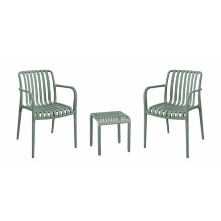 Picture of RESIN 3 PIECE BISTRO SET GREEN