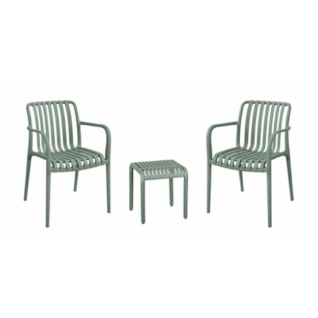 Picture of RESIN 3 PIECE BISTRO SET GREEN